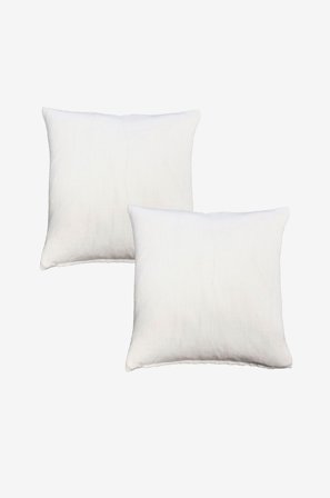 Redlunds - James Fodral 45x45 2-pakning - Hvit - Pynteputer & putetrekk - 45X45 - Fra Homeroom