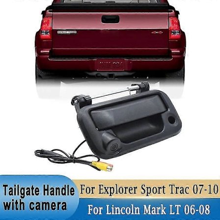 Bakluckehandtag med backkamera för Ford F150 F250 F350 F450 F550 för Explorer Sport Trac för Lincoln Mark LT