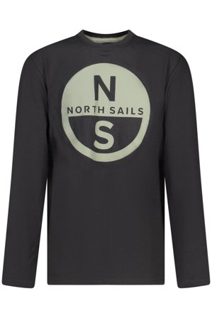 North Sails T-shirt Maniche Lunghe Bambino Nero