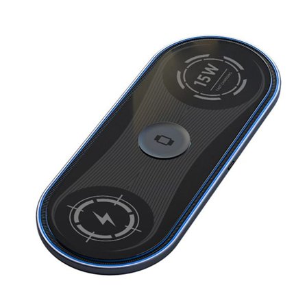 Bærbar 3-i-1 rask trådløs lading for Apple 12 og mer