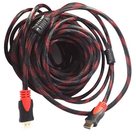 TD 20 Meter HDMI Kabel TV Kabel HD Data 3D Kabel 24K guldpläterad kontakt Datoranslutning Version 1.4 TV Dedikerad kabel