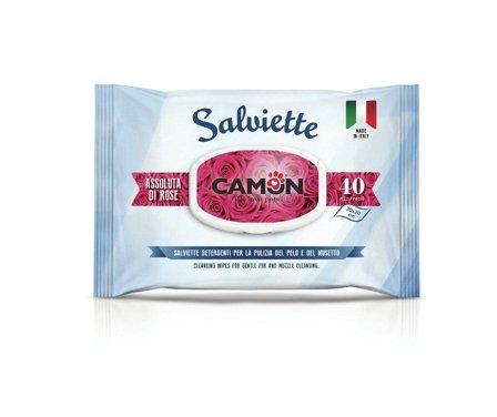 Camon 40 Salviette Detergenti Cani/Gatti Alla Fragranza Assoluta