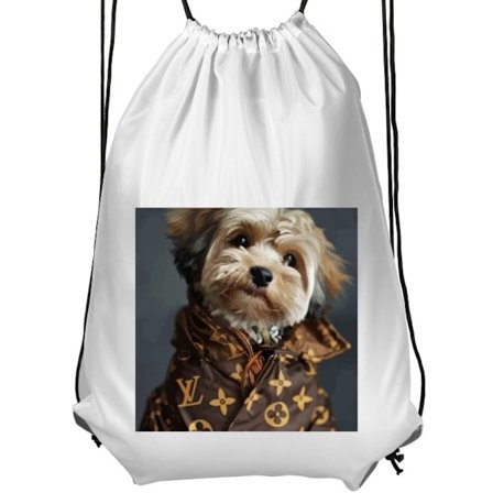 Gymnastikpose til Børn | Behagelig og Praktisk Luksus Hundemode med lille hund i luksusjakke elegant og humoristisk design til modetøjelskere