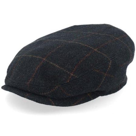 Stetson - Grön flatcap Keps - Kent Wool Ear Flap Dark Green Flat Cap @ Hatstore