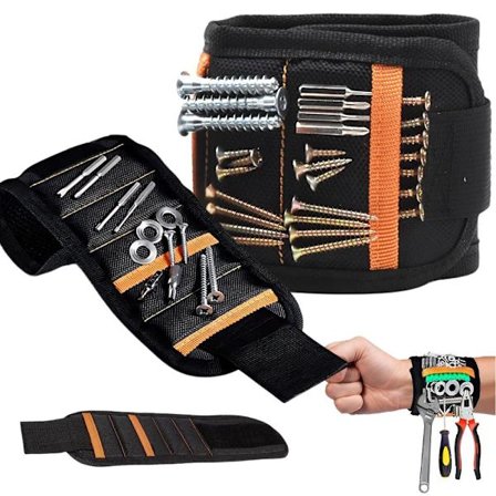 Magnetiskt handledsband - För skruvar och verktyg