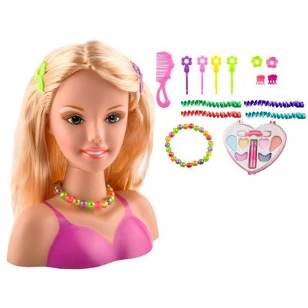 Hårstylinghuvud med Tillbehör för Barn 3+