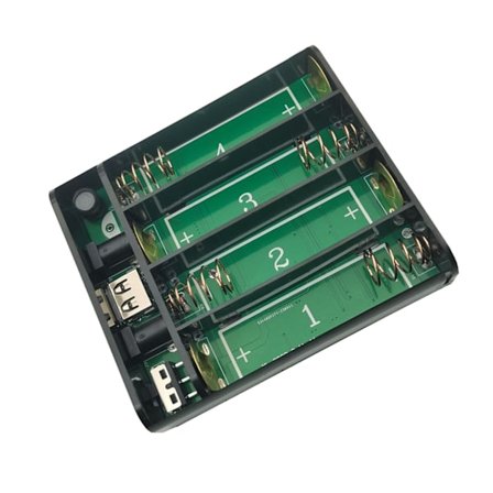 4-slots 3.7V 18650 batteriopladningsboks svejsefri UPS-strømforsyning til routere