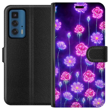 Yhteensopiva Lompakkokotelo Motorola Edge 20 Pro Bloom Reverie Electric Petals