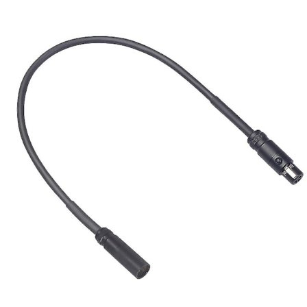 3m Mini XLR Hann til Hunn Mikrofonkabel Audio Skjøteledning Mikrofonledning for Videokamera DSLR (svart)