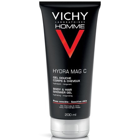VICHY Homme Homme Hydra Mag C Gel doccia corpo e capelli 200ml Uomo - Bagno e Doccia