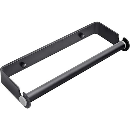 Keittiön kaapin alle asennettava paperipyyhkeenpidike, seinälle kiinnitettävä paperirullateline, itseliimautuva tai ruuvikiinnitysvaihtoehto, 