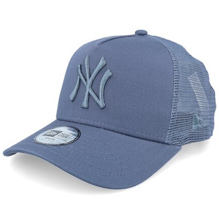 New Era - Ble trucker Czapka Z Daszkiem - Kids League Essential Pale Blue A-Frame Trucker @ Hatstore