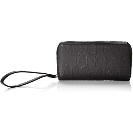 Armani Exchange, Wallet Czarny, Kobieta, Rozmiar: ONE Size
