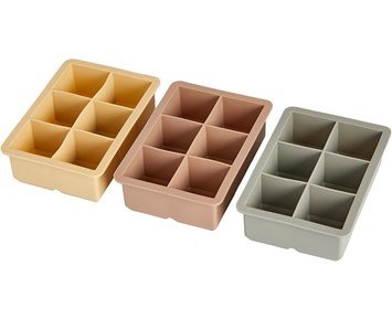 DAY-Isform Silikon Kuber 6st-Isform i silikon for store iskuber-Home & household accessories-Kjøkkenutstyr
