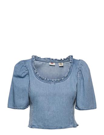 Louise Ss Blouse Hey Friend 1 Blue LEVI ́S Women