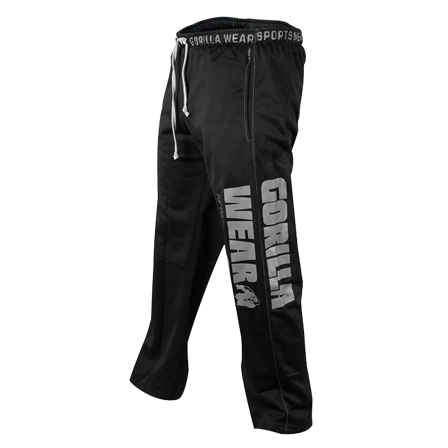 Gorilla Wear Logo Mesh Pants, Black