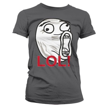 LOL! Dam T-Shirt XXL - Partyninja.se