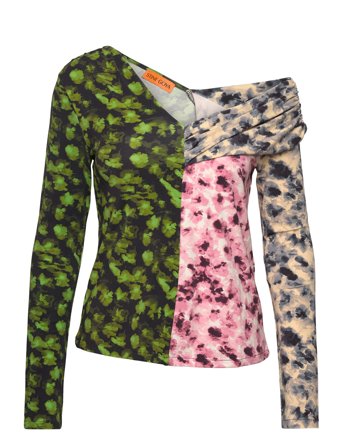 Shoulder Long Sleeve Top, 2254 Patterned STINE GOYA