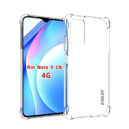 ENKAY genomskinligt droppsäkert fodral för Xiaomi Redmi Note 9 / 9T / 9 Power