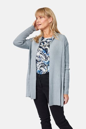 SIGNATURE - Cardigan - Lys Grå