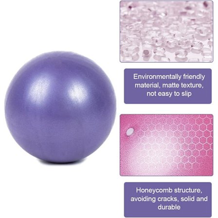 1 kpl Purppura Pilates-joogapallo vehnäputkipallo pvc-räjähdyssuojattu