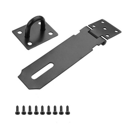 Hængelåsbeslag 5 tommer dørgreb, hængelåsbeslag udvendig dørgreb med skrue