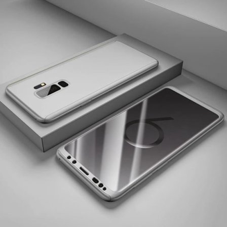 Cover til Samsung Galaxy S9 PLUS - Sølv - PHONILLICO - Hård - Hårdt Plastik - Maksimal Beskyttelse