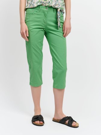 BRANDTEX - Victoria Capri Bukser - Grøn