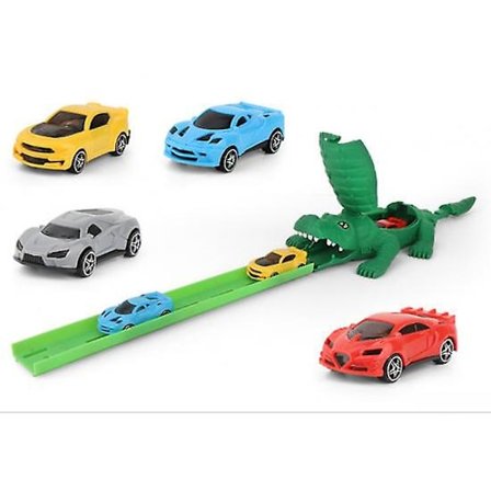 Katapult Rail Car Toy Barn Toy Bilbane Bil Lek