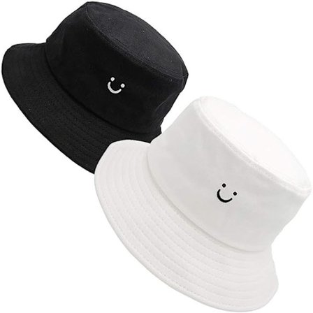 Bucket Hats Sommar Resor Strand Utomhus Solhatt Unisex Mössa 2-pack