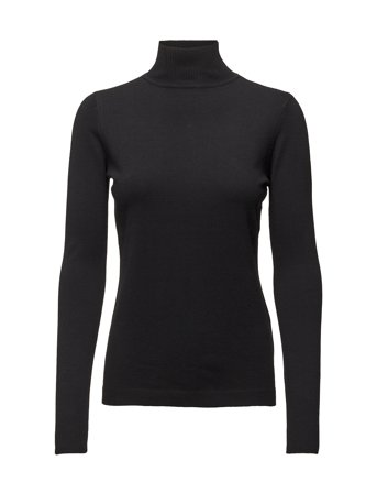Minus Lana Roll Neck Knit - Black - XS