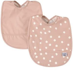 Buddy & Hope 2-Pack Pink Bib One Size - Baby feeding - One size - Pink