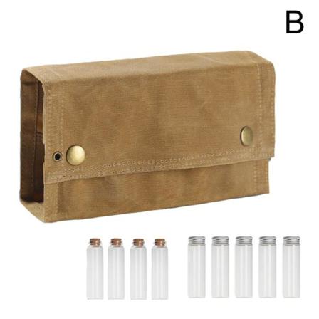 Jenny Watson 1 Set Bärbar Utomhus Kryddflaska Vikbar Canvas W