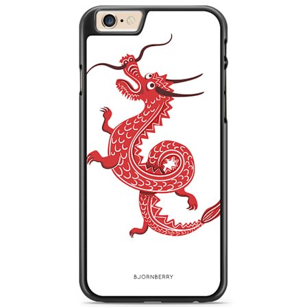 Bjornberry Skal iPhone 6 Plus/6s Plus - Röd Drake