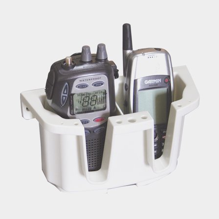 Mobile/VHF holder Nuova Rade, for 2 devices, plastic, white