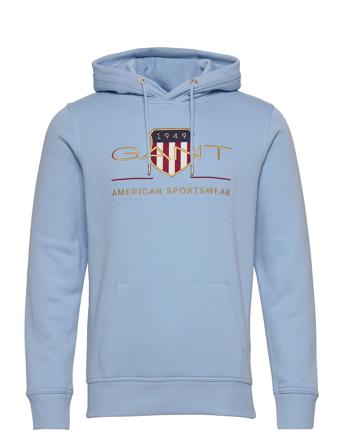 Archive Shield Hoodie Hettegenser Genser Blå GANT