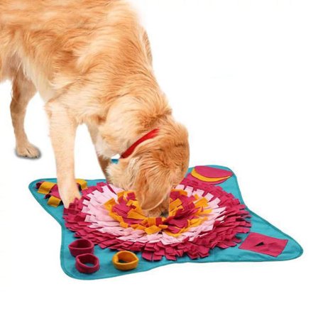 Stress relief Mind Stimulating Games Snuffle Mat Interactive Toy Filt for Dog
