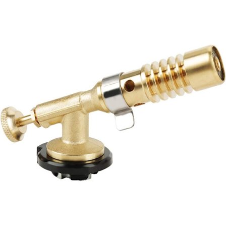 Blåslampa Brännare Flamvapen, Justerbar Flamma Gastorchreldare Brandtillverkare Tändare Blåslampa VVS för Matlagning Utomhusgrill