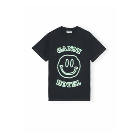 Ganni Hotel T-Shirt blå, Herr, Herr, Storlek: S