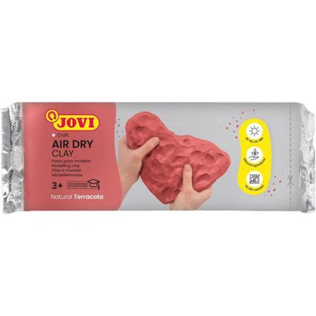 Modelleraffär - Självhärdande - Terrakotta - Torkning utan ugn - 500g - Jovi