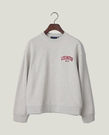 Lexington Logo Sweatshirt, Graumelange
