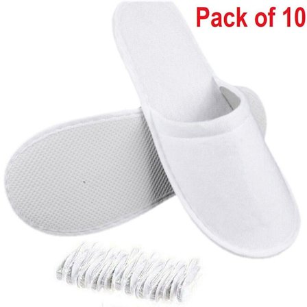 10 par engångstofflor Hotel Tofflor Spatofflor - on stock