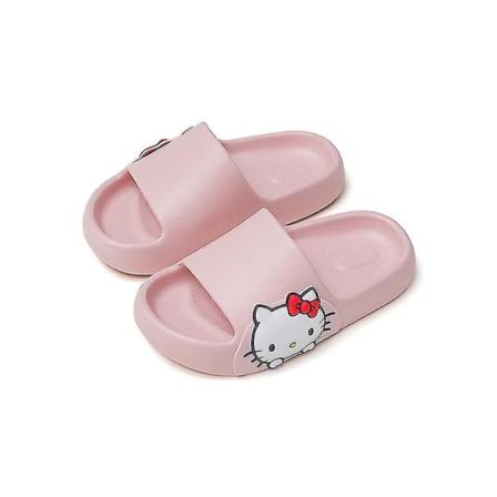 Kawaii Sanrio Tossut Sarjakuva Hellokitty Cinnamoroll Mymelody Kesä Orpokoti Liukumaton Pesu Sandaalit Lasten Lahja - Perfet Hellokitty Slippers 30-31