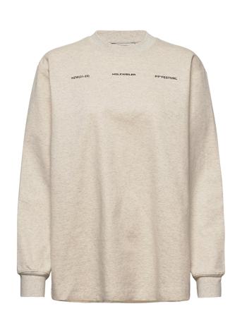 W. Luring National Ls T-shirts Long-sleeved Grå HOLZWEILER