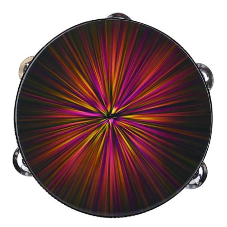 Uusi 8 tuuman käsikäyttöinen taputusrumpu, tamburiini, lyömäsoittimet, musiikkiväline lapsille KTV(B)