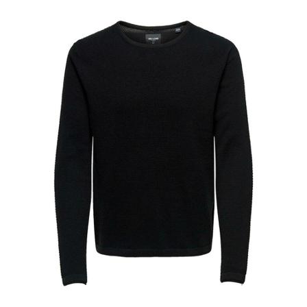 Only & Sons, Knitwear Zwart, Heren, Maat:S