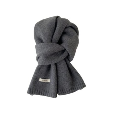 Pehmeä, ribbineulottu pashmina-villahuivi