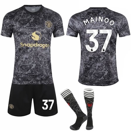 Manchester United Special Edition Barnfotbollströja Nr.37 MAINOO, Storlek 24-25