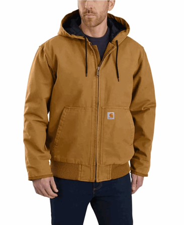 Carhartt Workwear Carhartt M's Duck Active Jacket Carhartt Brown