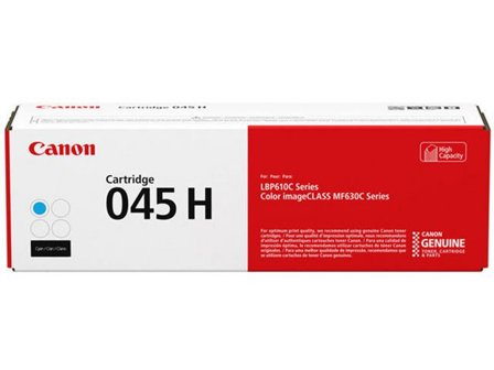 Canon Toner, CRG 045 H, hög kapacitet, cyan, singelförpackning, 1245C002 - Lyreco - Toner och bläck - Tonerkassetter - Toner Canon